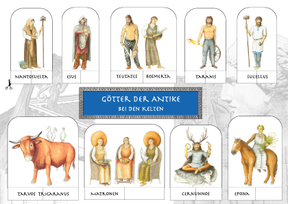 Bastelkarte/Götter Kelten